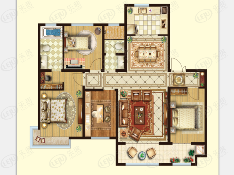 建邦·原香溪谷户型图户型图