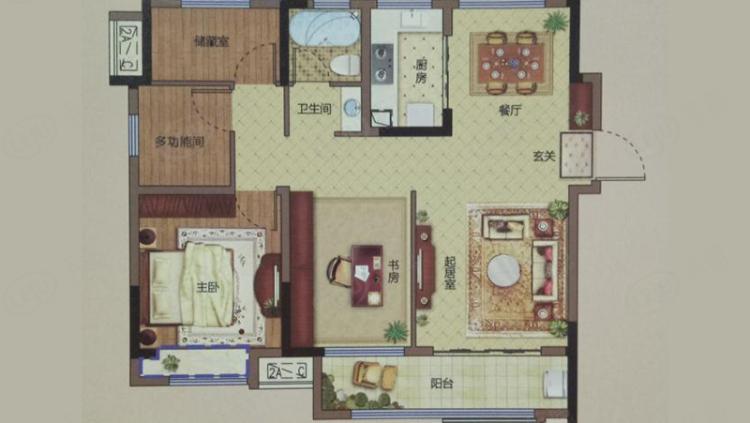 东方樾府户型图