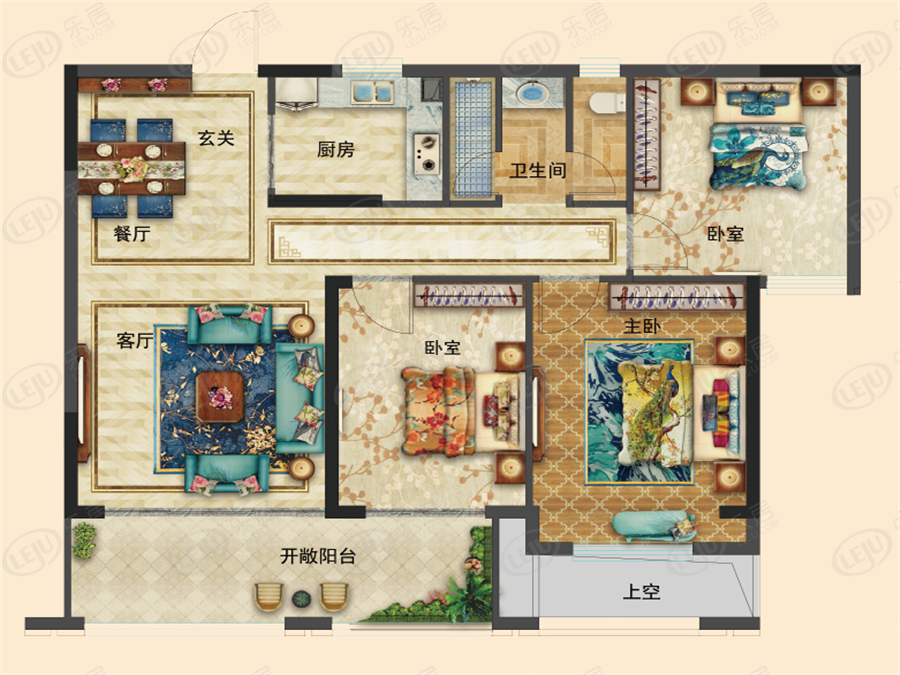 兴义当代mom∧上品湾b3户型图