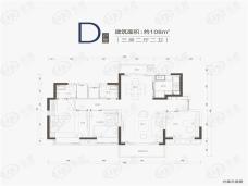 融创玖樟台d户型户型图