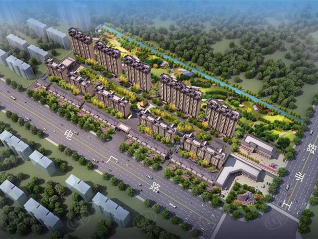 濮阳万基·花香四季鸟瞰图