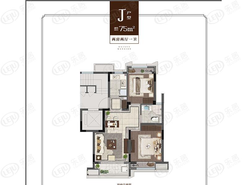 大家·云悦钰府j户型户型图
