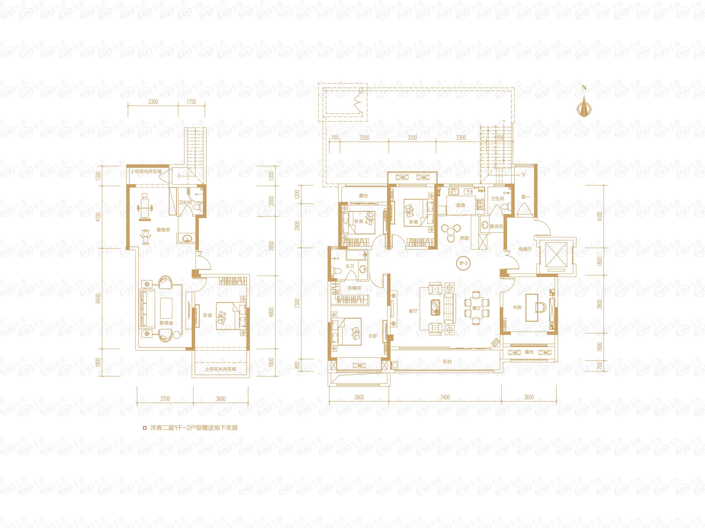 中建观湖珑府4室2厅2卫户型图 - 许昌乐居