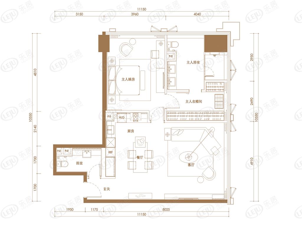 俊发逸天峰a1户型户型图