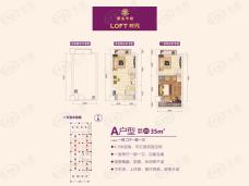 株洲紫金华府loft时代户型图,房型图,平面图,小区楼盘
