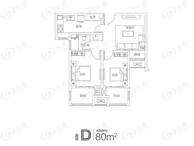 上水璟园d户型户型图