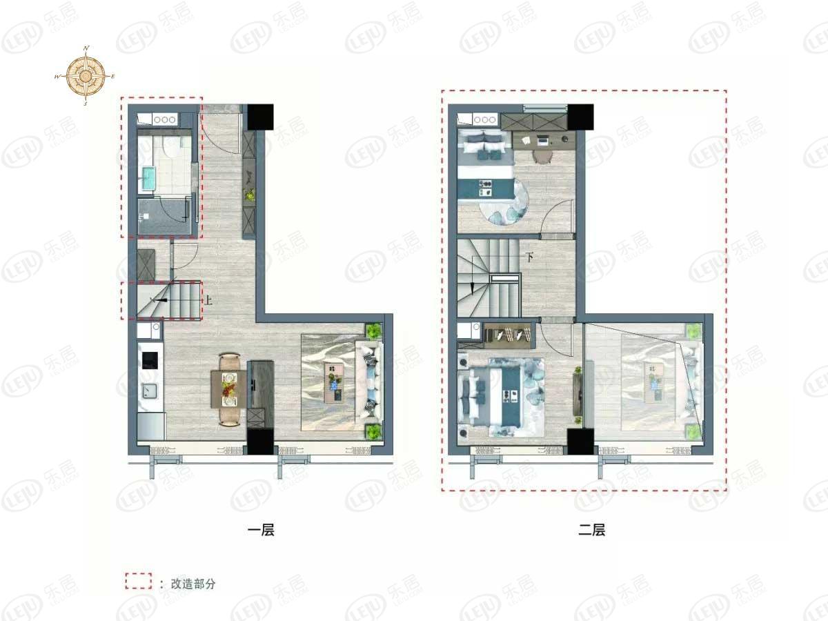 西投绿城云谷春风l户型户型图