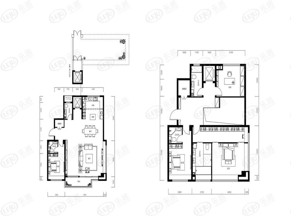 建业新筑247.06㎡户型户型图