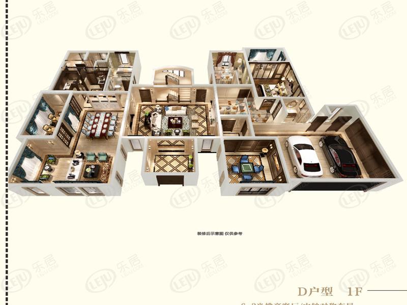 绵州水郡一期d 1f户型图