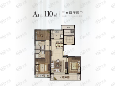 宋都悦宸府a户型图