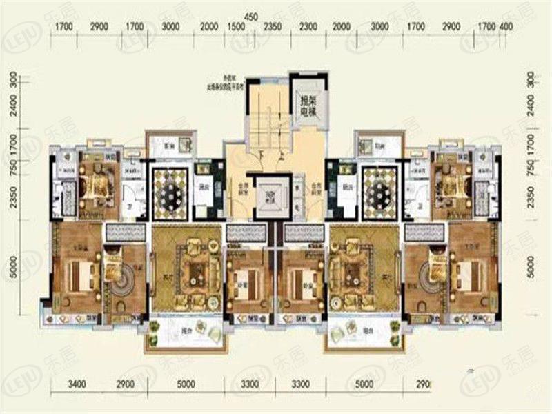 碧桂园·凤凰山澜庭四房yj140t户型图