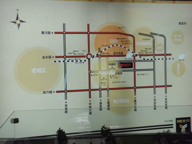 SOHO新干线位置交通图