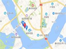 惠州富力丽港中心位置交通图