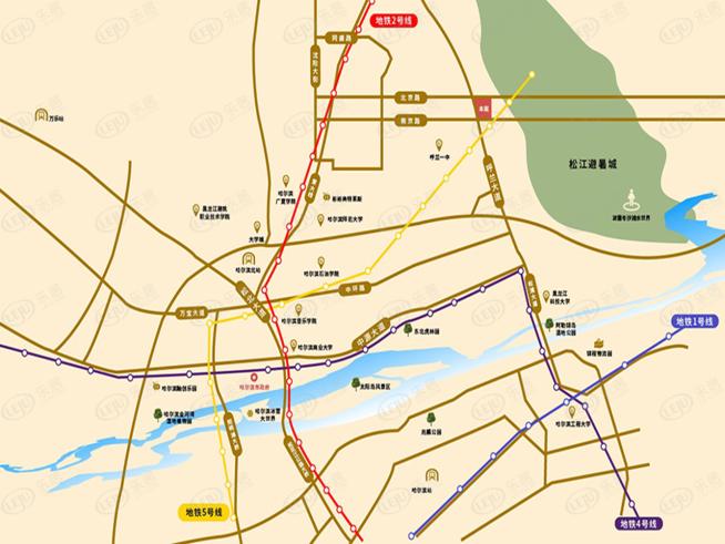 龙福家园位置交通图