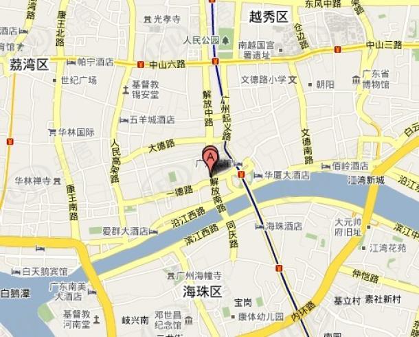 亿安广场位置交通图