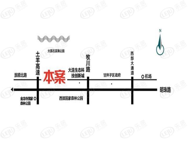 泰达悦城位置交通图