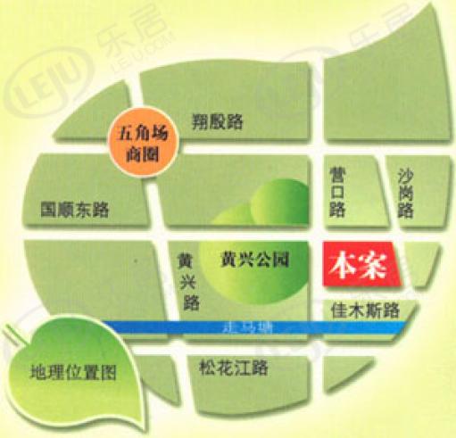 佳龙花园二期位置交通图