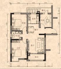 吉东托斯卡纳吉东·托斯卡纳三室两室一卫约97.93-106.39平米户型图户型图
