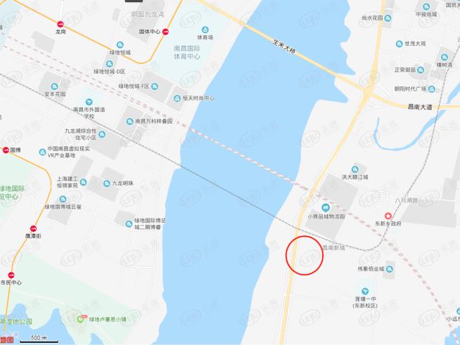 洪大合悦滨江位置交通图