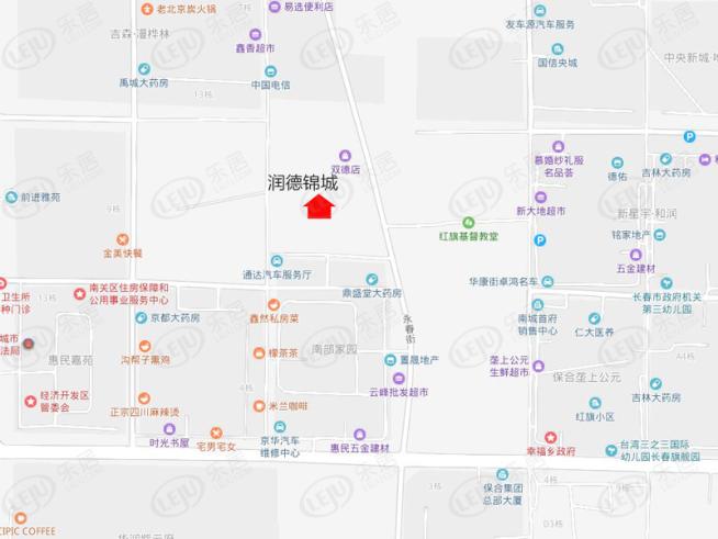 润德锦城位置交通图