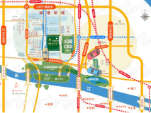 港城長江府位置交通图