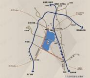 中铁云时代广场位置交通图