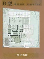 汤臣高尔夫别墅房型: 单栋别墅;  面积段: 369 －519 平方米;户型图