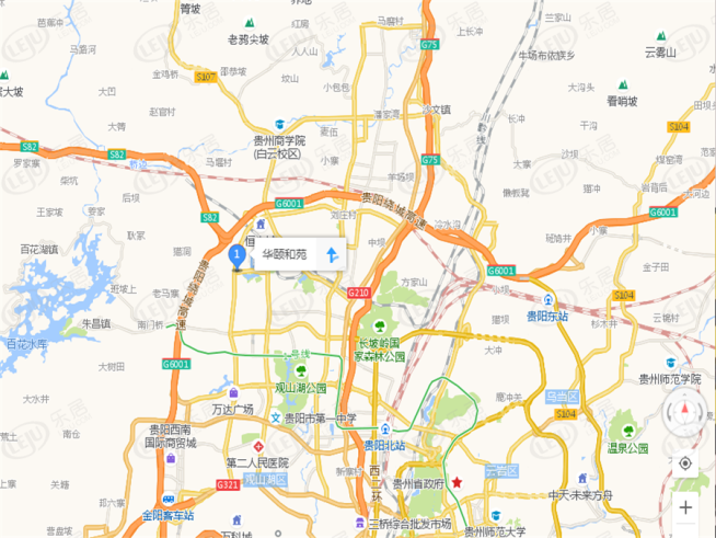 华颐和苑位置交通图