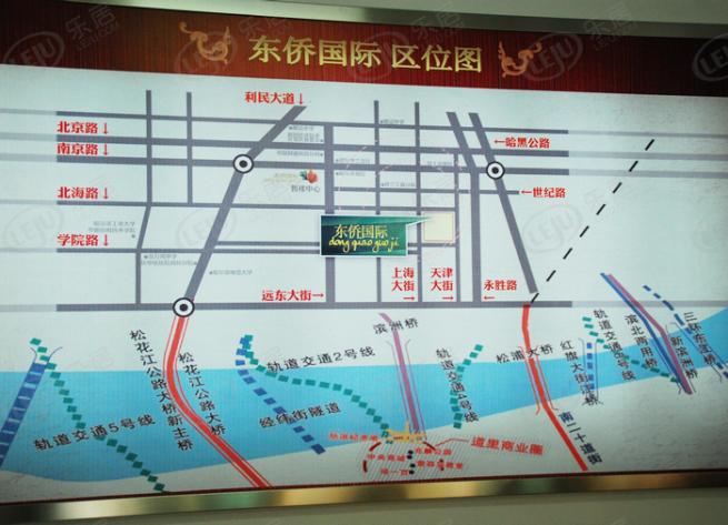 东侨国际位置交通图