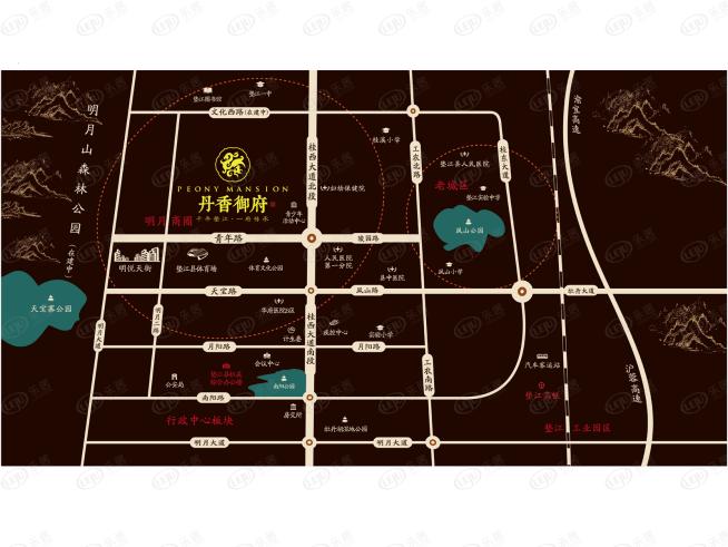 丹香御府位置交通图