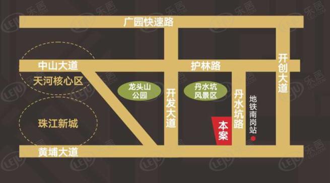 万科尚城位置交通图